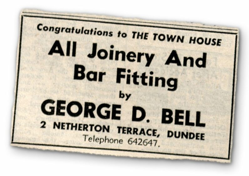 Congratulatory messages were left from the businesses which worked on the refurbishment. Image: DC Thomson.