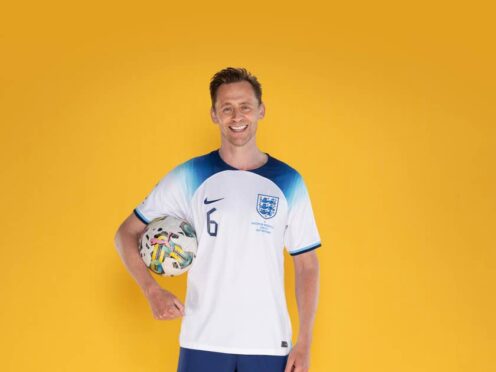 Tom Hiddleston is to make his Soccer Aid debut on the 2023 England charity team (Soccer Aid for Unicef/PA)