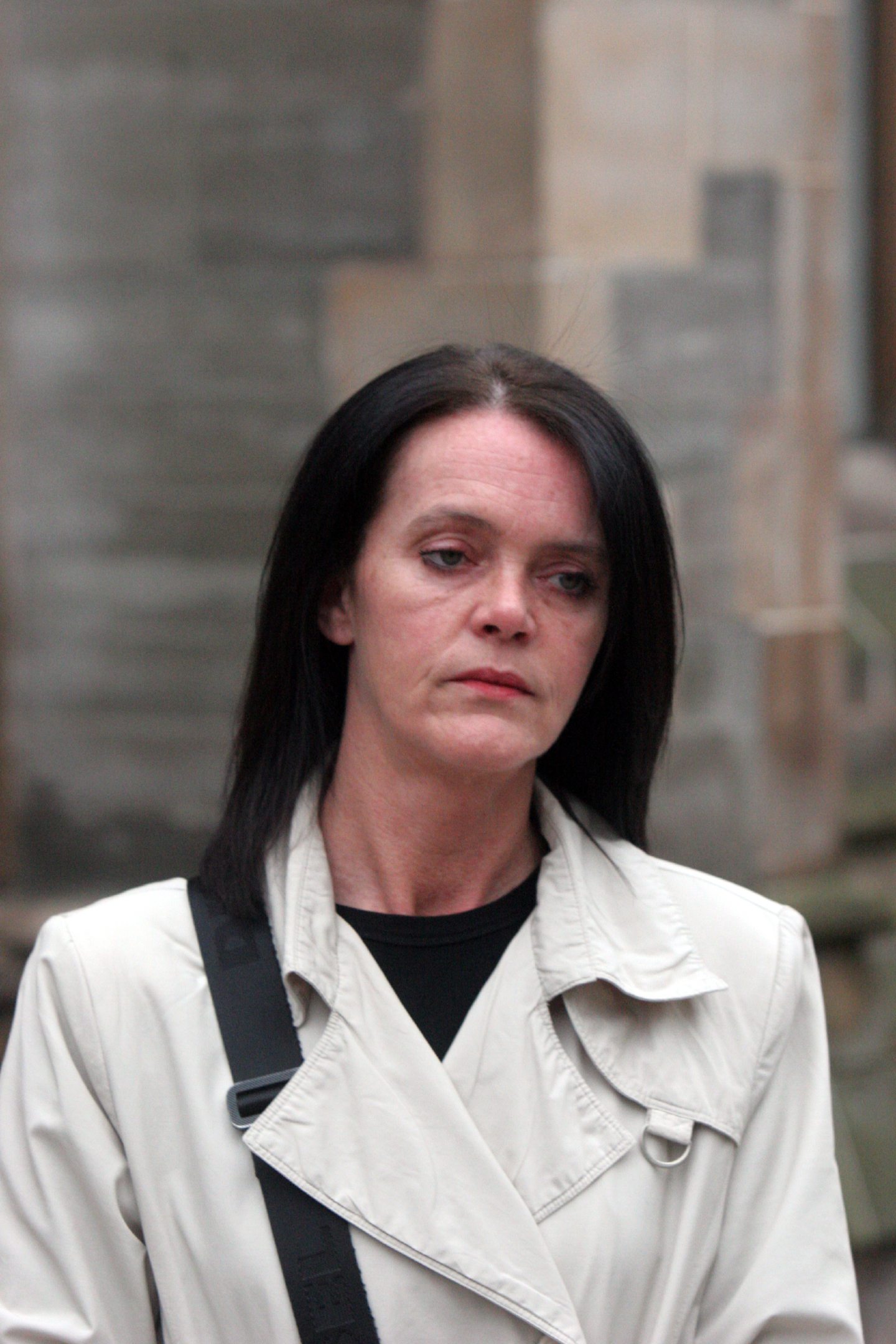 Lucille McLauchlan after being sentenced at Dundee Sheriff Court in 2011. Image: DC Thomson.