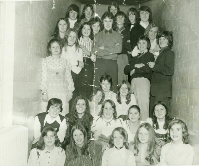 Irene Lynch is among those pictured in the school dance group. Image: Supplied.
