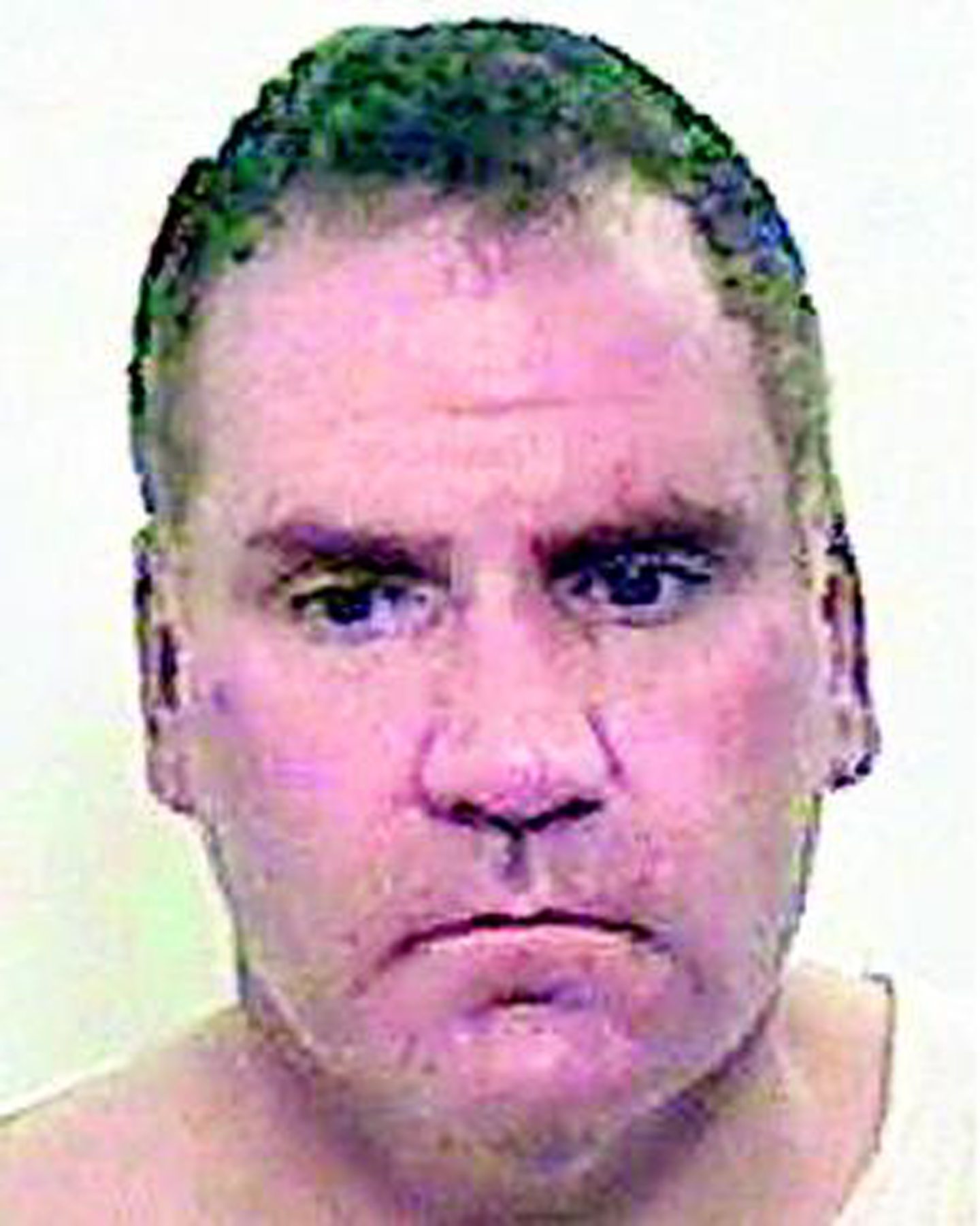 A police mugshot of Kinky Killer Roderick McDonald. Image: Supplied.