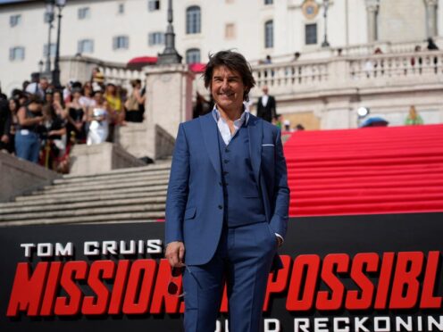 Tom Cruise thanks Italy at world premiere of seventh Mission: Impossible film (AP Photo/Alessandra Tarantino)