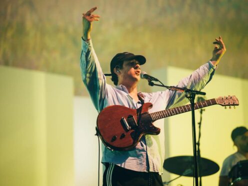 Jamie T opened the show with his newly released single Hippodrome (Sarah Louise Bennett/PA)