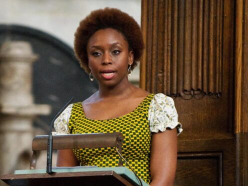 Chimamanda Ngozi Adichie won the non-fiction prize with Notes On Grief (Leon Neal/PA)