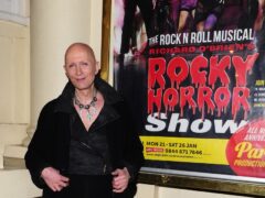 Richard O’Brien at the after party for the first night of the Rocky Horror Show at the Wimbledon Theatre in London (Ian West/PA)