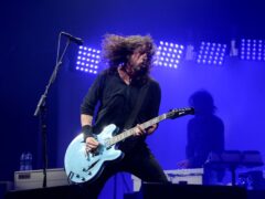 Dave Grohl of Foo Fighters performing on the Pyramid Stage at the Glastonbury Festival in 2017 (Ben Birchall/PA)