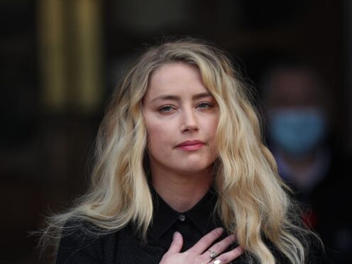 Amber Heard to appear at film festival also featuring new Johnny Depp movie (Yui Mok/PA)