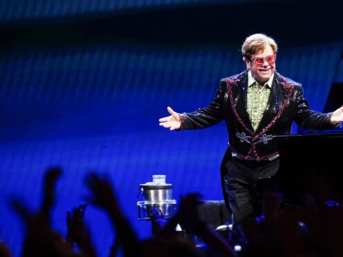 Sir Elton John performs on stage during his Farewell Yellow Brick Road show (Ian West/PA)