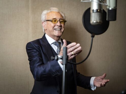 Tony Christie records Thank You For Being A Friend (John Dawson/PA)