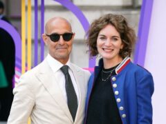 Stanley Tucci and Felicity Blunt attending the Royal Academy of Arts Summer Exhibition Preview Party held at Burlington House, London (Ian West/PA)