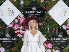 Georgia Toffolo joins racegoers on the first day of Royal Ascot 2023 (Matt Crossick/PA)