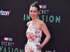 Emilia Clarke says she acted with ‘bonafide movie stars’ in new Marvel series (Photo by Jordan Strauss/Invision/AP)