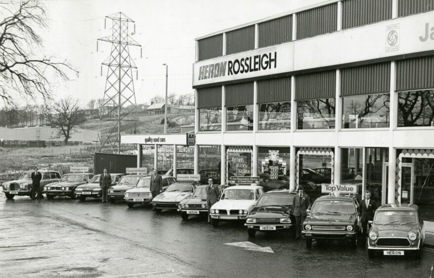 Dundee garages picture gallery fuels a drive down memory lane