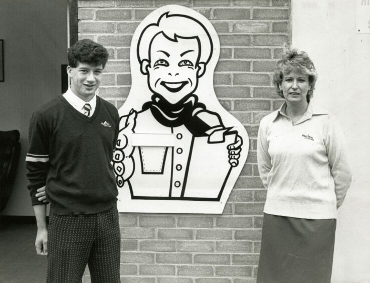 Albert New and Susan Mounthenney of Practical Used Car Rental. Image: DC Thomson.
