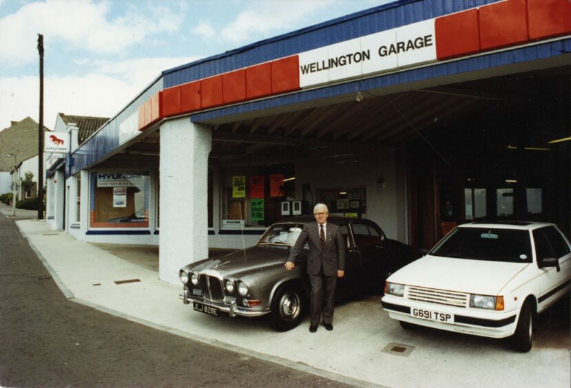 Wellington Garage entrance. Image: DC Thomson.