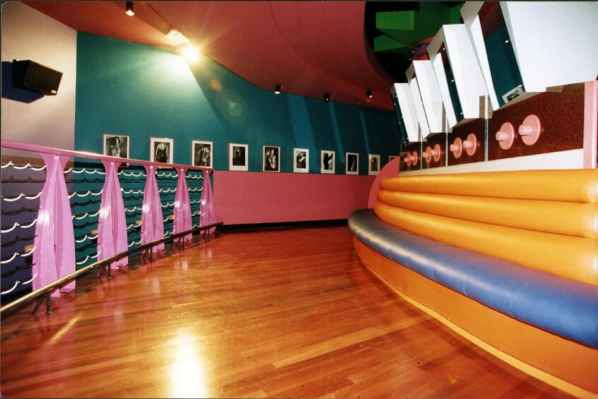 Interior shot of The Venue nightclub in Dundee before the opening