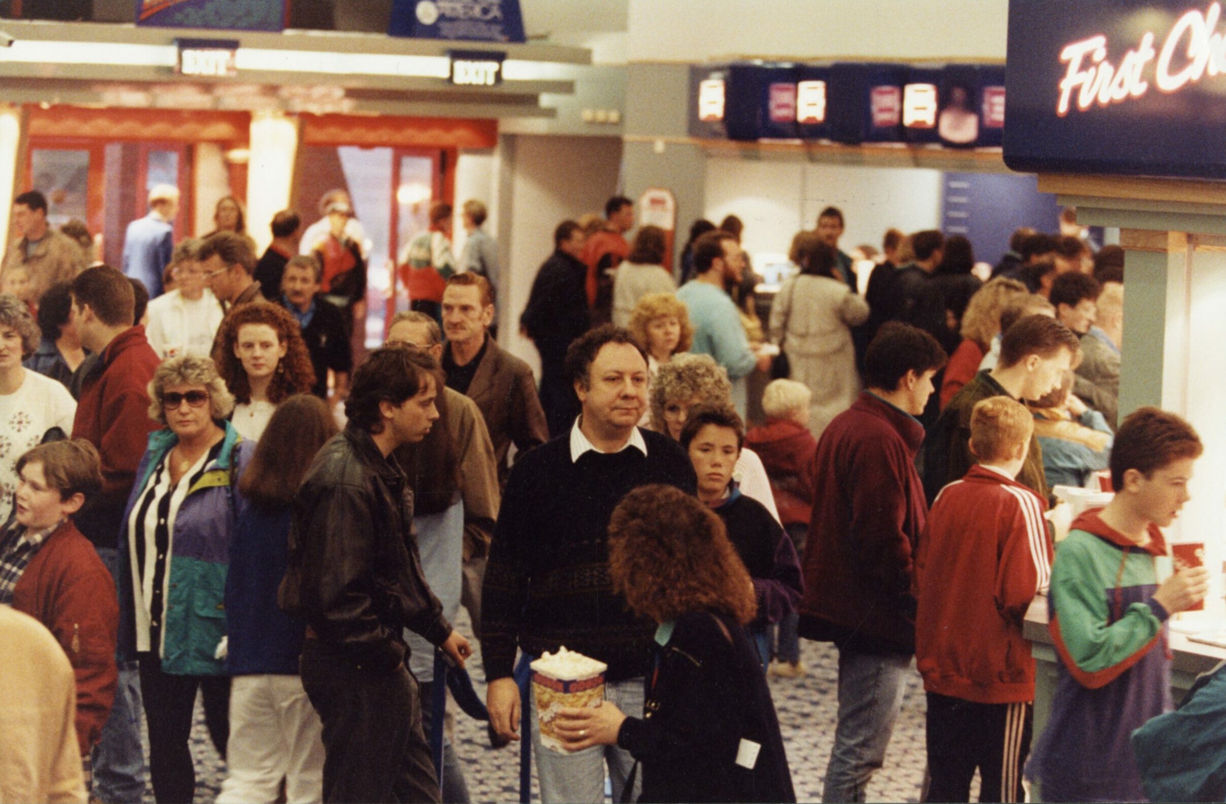 People inside the cinema in 1993. 