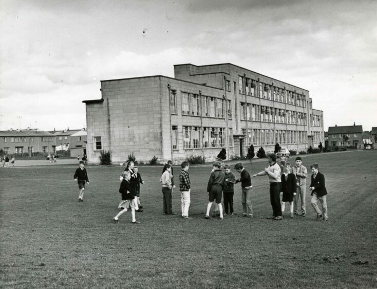 The exterior of the school buildings. Image: DC Thomson.