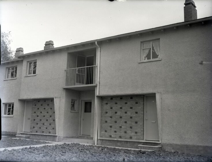 New housing was ready for families in 1953 in the new town in Fife. Image: DC Thomson.