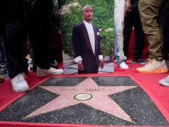 Tupac Shakur’s star on the Hollywood Walk of Fame (Chris Pizzello/AP)