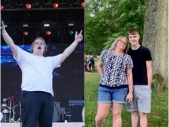 Laura Hummersone who has a son with Tourette’s said Lewis Capaldi’s performance was incredibly powerful (Yui Mok/Laura Hummersone/PA)