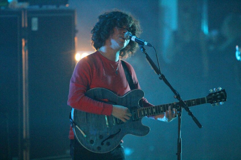 Kyle Falconer of the View during a charitable performance at the Caird Hall in 2015. 