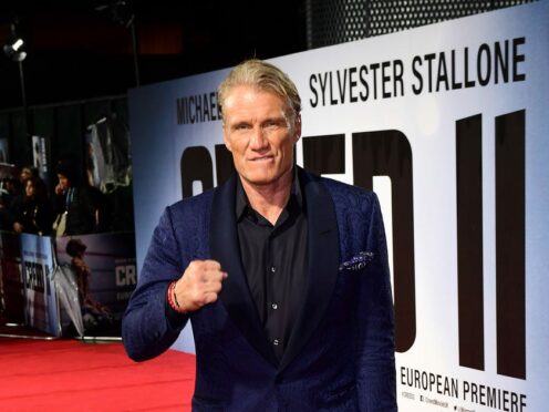 Action star Dolph Lundgren has tied the knot with personal trainer Emma Krokdal (PA)