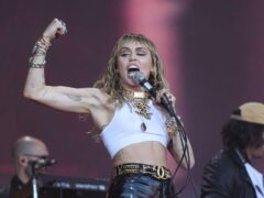 Miley Cyrus has the most successful song of 2023 so far in terms of chart success (Yui Mok/PA)
