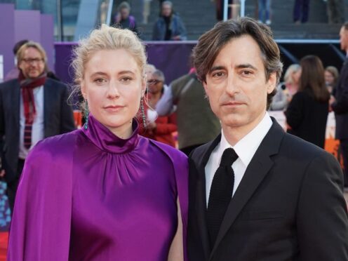 Greta Gerwig has had a second child with Noah Baumbach (Ian West/PA)