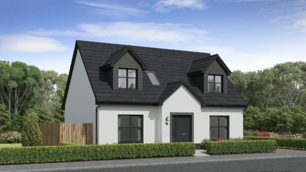 An artist's impression of one of the housebuilder's properties at Dunnottar Park, Stonehaven.