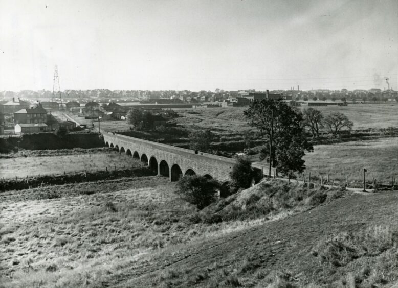 The 500ft structure which went from Fintry to Linlathen.