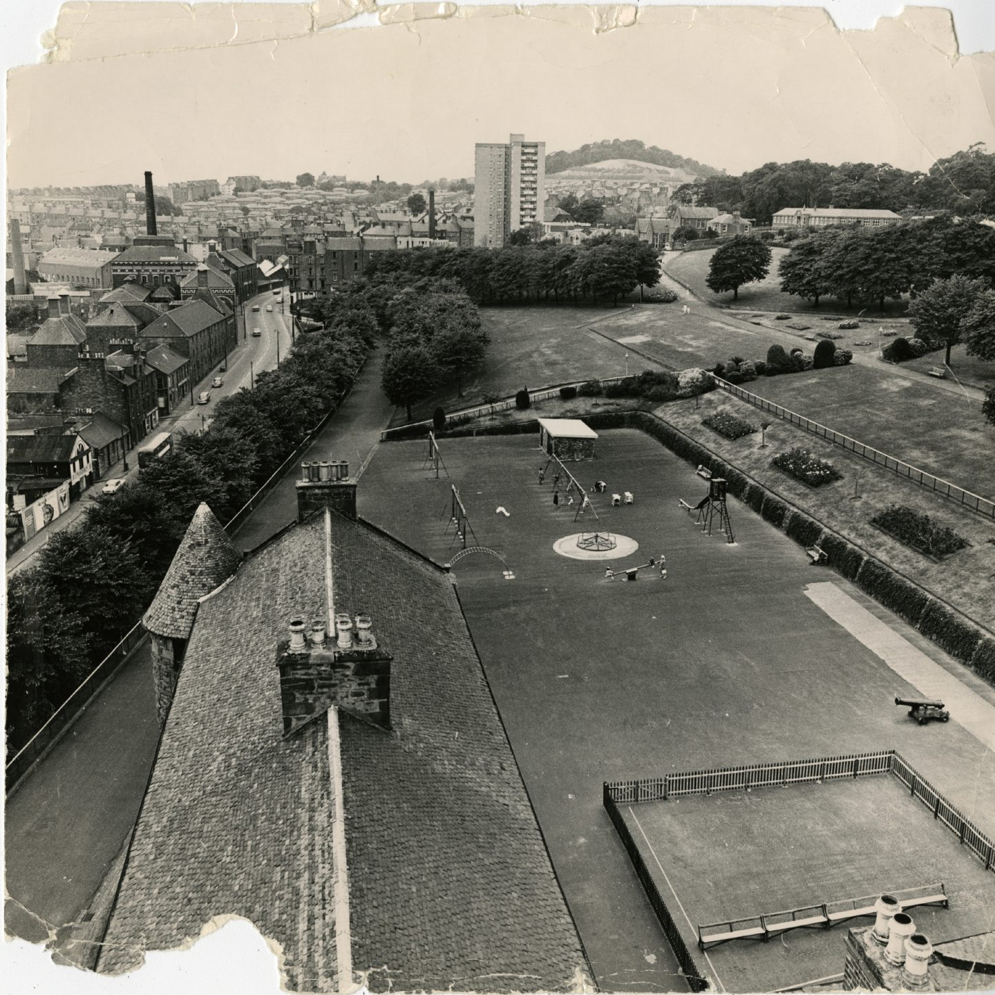 A view of Dundee's Dudhope Park 