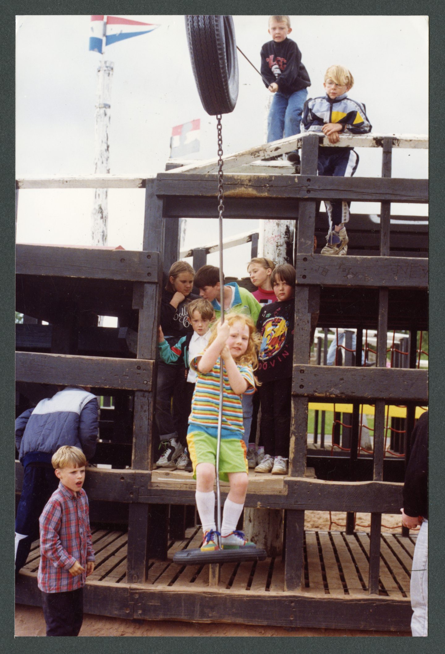 Were you one of those children who spent their summer at the adventure playground? Image: DC Thomson.