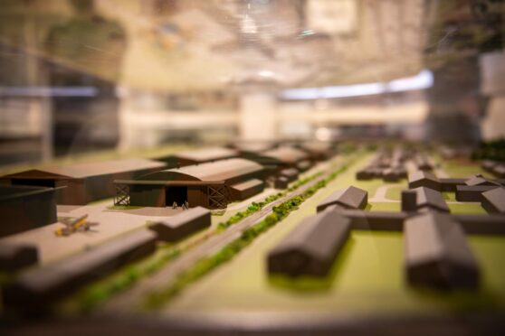 Detailed model of the Air Station when it was active.