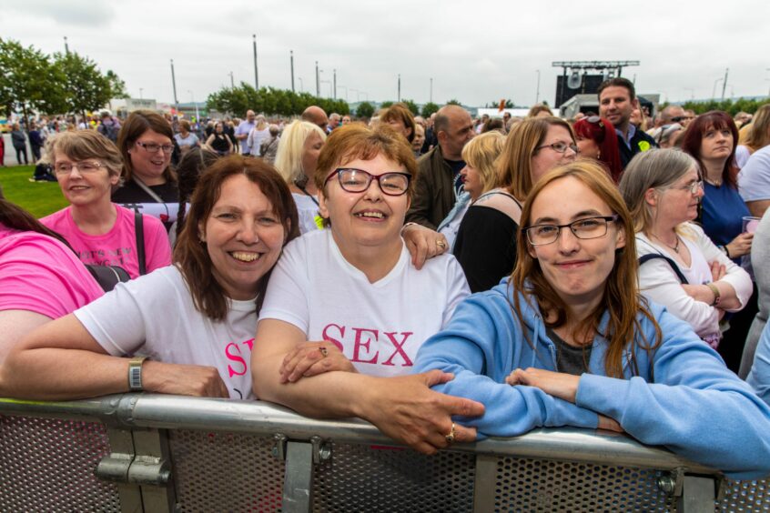Fans at the concert