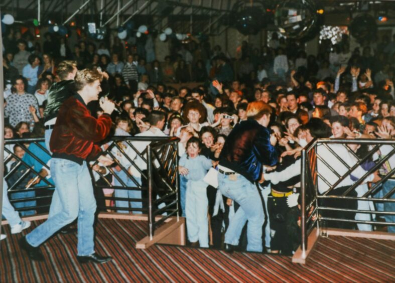 Friday and Saturday nights at Bally's brought some of the biggest stars to perform in Arbroath. Image: Supplied.