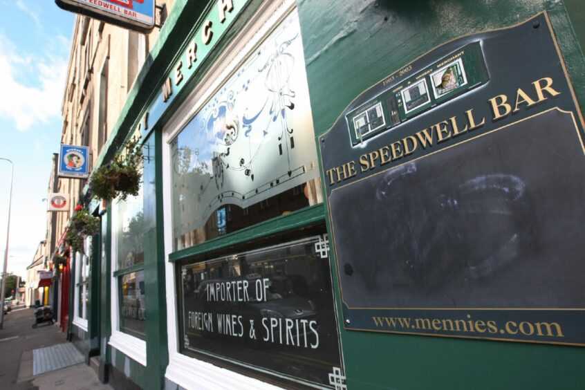 The outside of The Speedwell Bar in 2011. Image: DC Thomson.