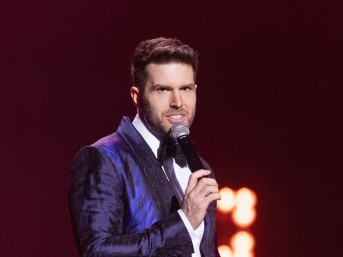 Joel Dommett the National Television Awards on September 5 (Suzan Moore/PA)