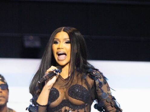 US police drop battery investigation following Cardi B microphone throw incident (James Manning/PA)