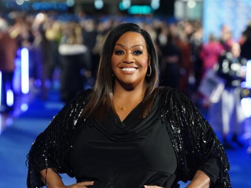 Alison Hammond is replacing comedian Matt Lucas on the show (Ian West/PA)