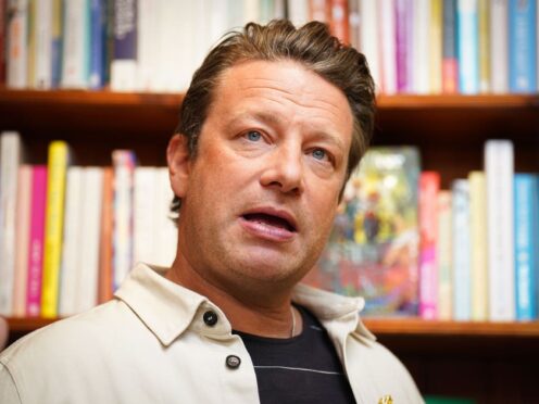 Jamie Oliver recently announced plans to relaunch a restaurant in London’s Catherine Street (James Manning/PA)