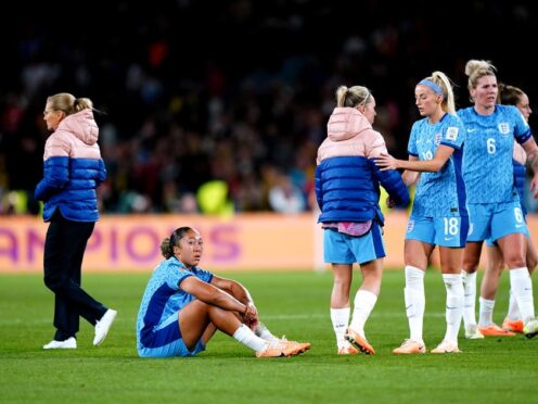 England’s Lauren James was dejected at the end of the Fifa Women’s World Cup final (Zac Goodwin/PA)