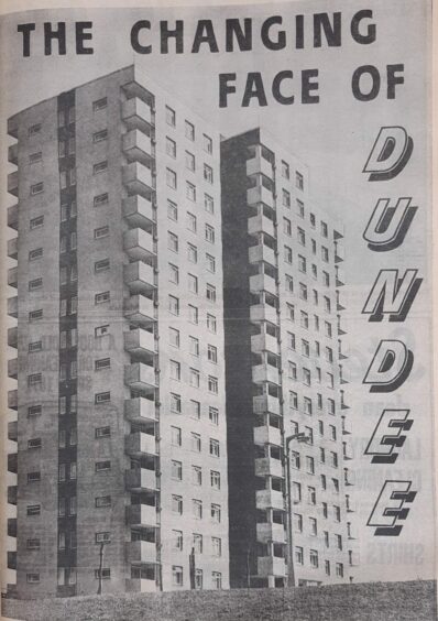 The multi-storey blocks in Whorterbank estate Lochee took centre stage on the Evening Telegraph's special feature