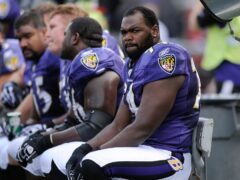 Baltimore Ravens offensive tackle Michael Oher (Nick Wass/AP, File)
