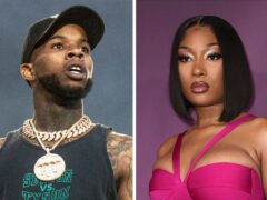 Tory Lanez, left, and Megan Thee Stallion (Photos by Amy Harris, left, Richard Shotwell/Invision/AP, File)