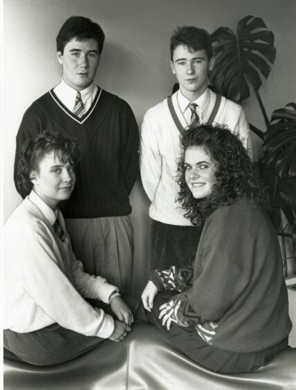 Menzieshill High School pupils. Image: DC Thomson.