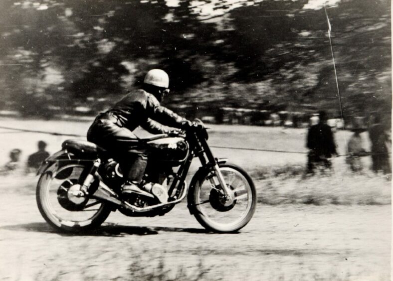 Jimmy Blair from Monikie died almost instantly at Beveridge Park in 1953 at the age of 24 during the 500cc race