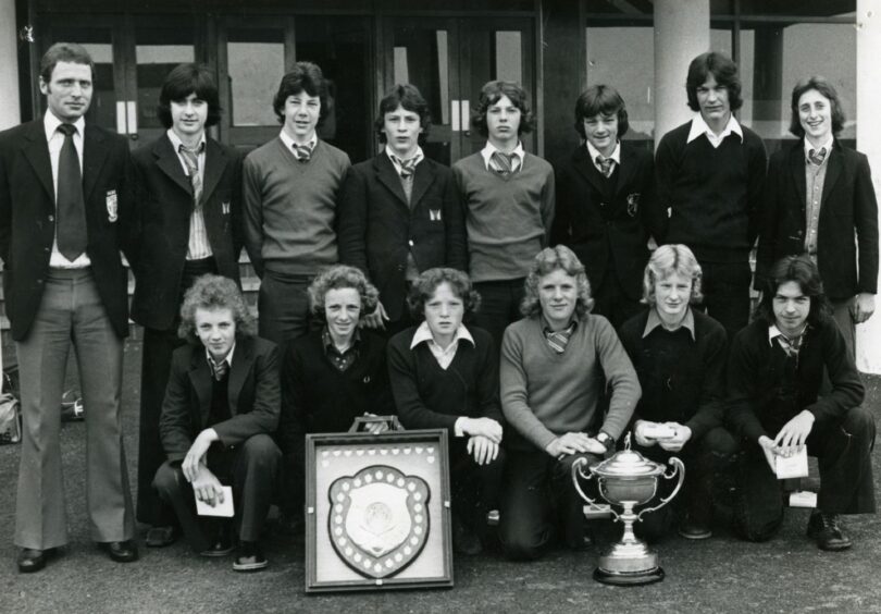 Menzieshill High School under-15 football team. Image: DC Thomson.