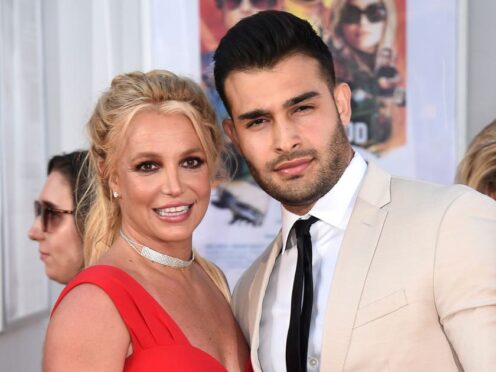 Britney Spears and Sam Asghari (Jordan Strauss/AP/PA)