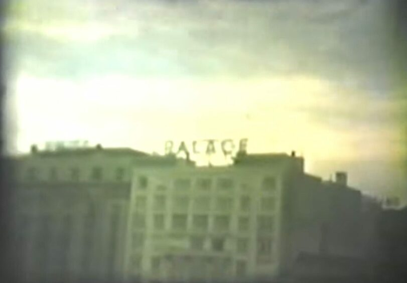 Dundee were staying in the plush Palace Hotel, which features in the footage. Image: Dee Archive.